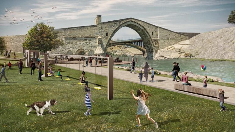 Malabadi Köprüsü’nün görkemini ortaya çıkaracak projede çalışmalar başladı