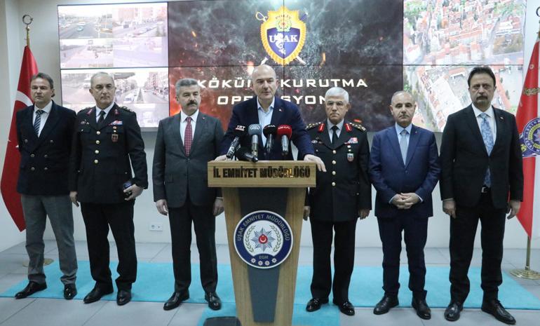 Bakan Soylu, Uşakta Kökünü Kurutma Operasyonunu yönetti: 120 gözaltı