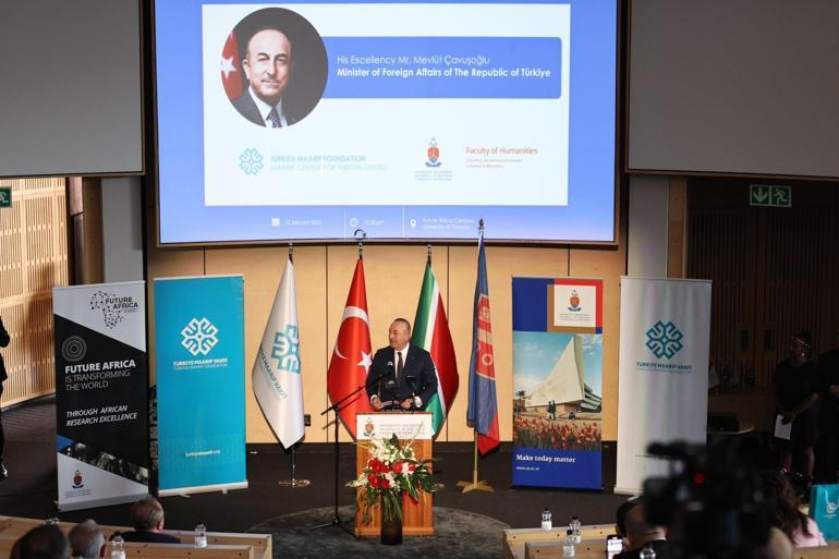 Çavuşoğlu, Maarif Türkiye Çalışmaları Merkezi’nin açılışında konuştu