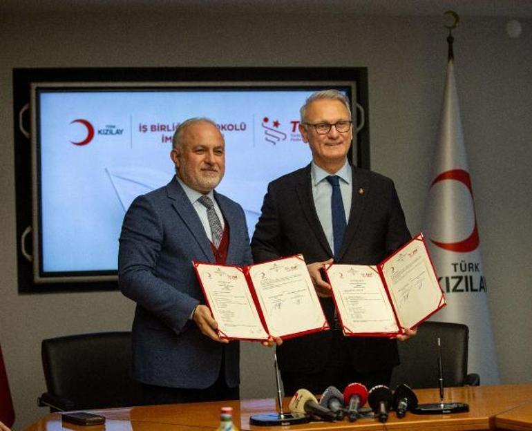 THF ve Türk Kızılay arasında iş birliği protokolü imzalandı