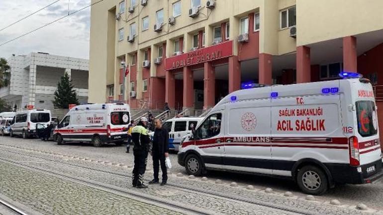 Davalı aileler adliye önünde kavga etti: 3 yaralı