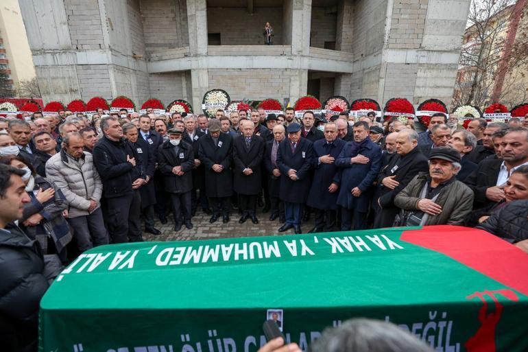 Kılıçdaroğlunun dayısı Ali Gündüz, Ankarada toprağa verildi