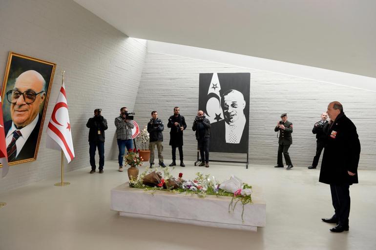 Kurucu Cumhurbaşkanı Rauf Raif Denktaş, anıt mezarında anıldı