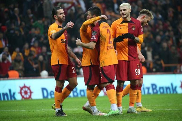 Galatasaray galibiyet serisini 8 maça çıkardı