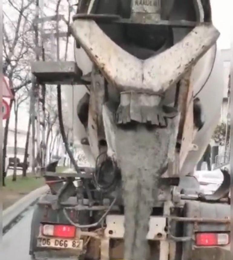 Bağcılarda ambulansa yol vermediği öne sürülen beton mikseri sürücüye ceza yağdı