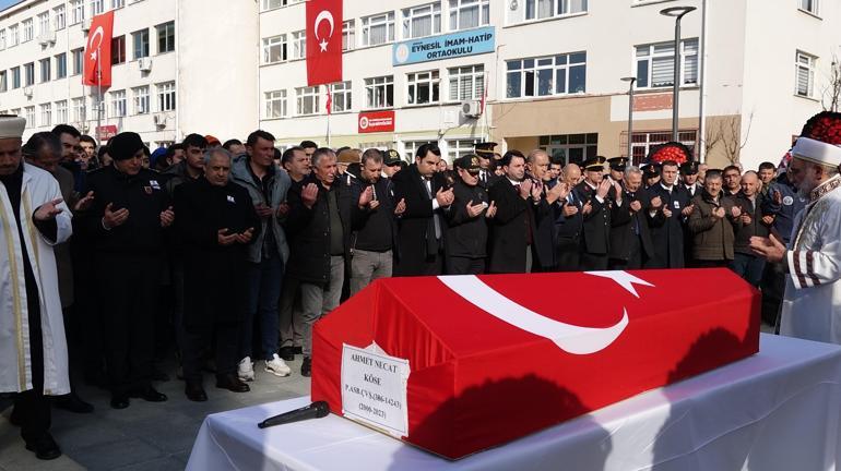 Terhisine 1 hafta kala kazada ölen yedek astsubay çavuş toprağa verildi