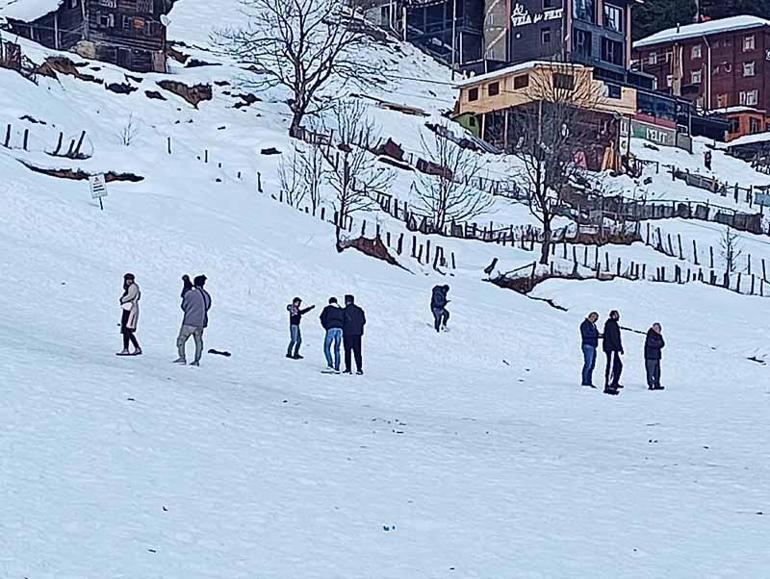 Ayder Yaylasında kış turizm sezonu başladı