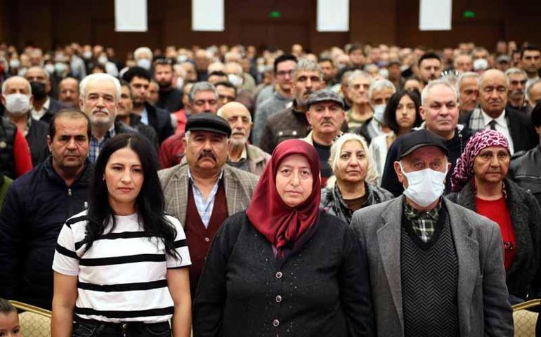 Antalyada TOKİ konutları için kura çekimi