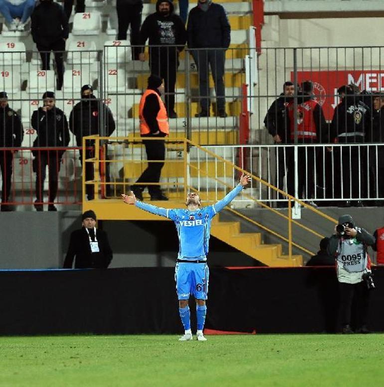Trabzonspor çeyrek final biletini uzatmalarda aldı