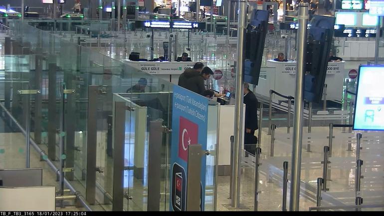 İstanbul Havalimanında yolcu karşılamaya gelen dolandırıcı yakayı ele verdi