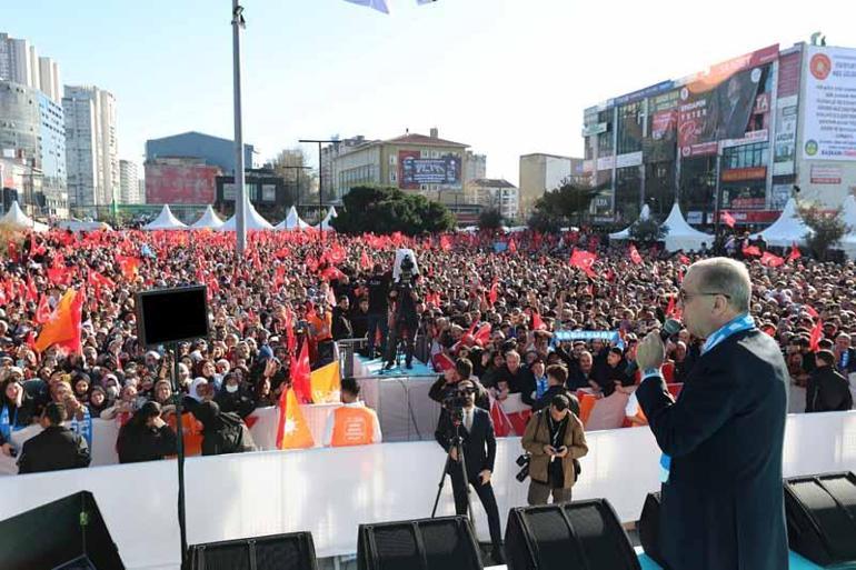 Cumhurbaşkanı Erdoğan: Bizim icraatımızın ulaştığı yerlere bunların hayalleri bile ulaşamaz