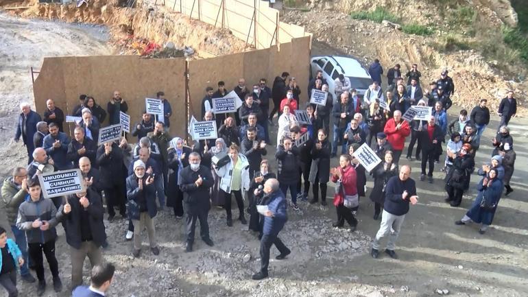 Fikirtepede eylem: Kiralarımızı ödeyemiyoruz