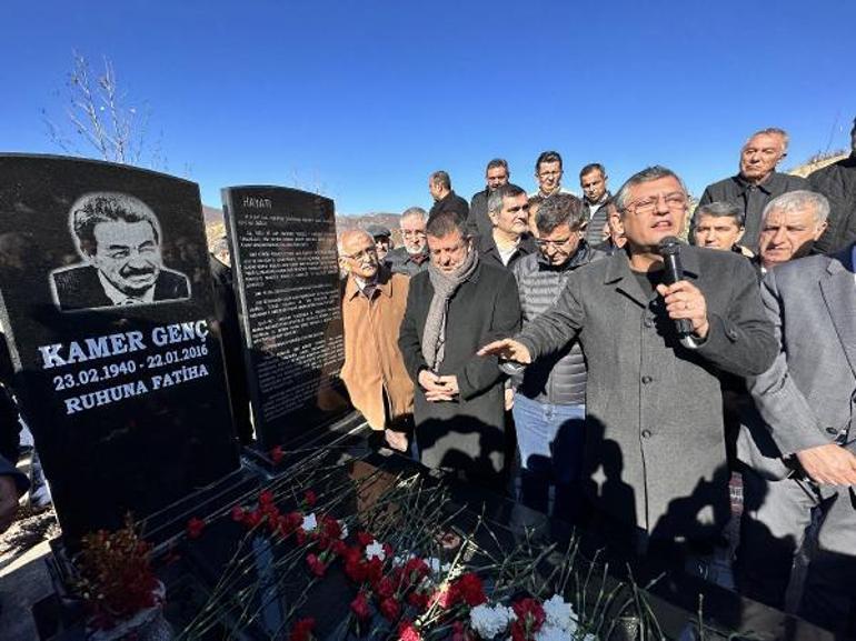Eski vekil Kamer Genç, Tuncelideki mezarı başında anıldı