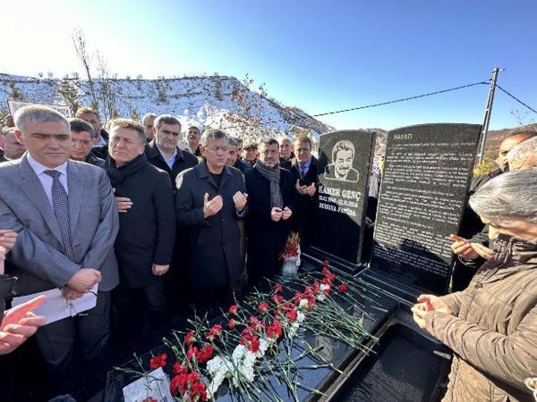 Eski vekil Kamer Genç, Tuncelideki mezarı başında anıldı