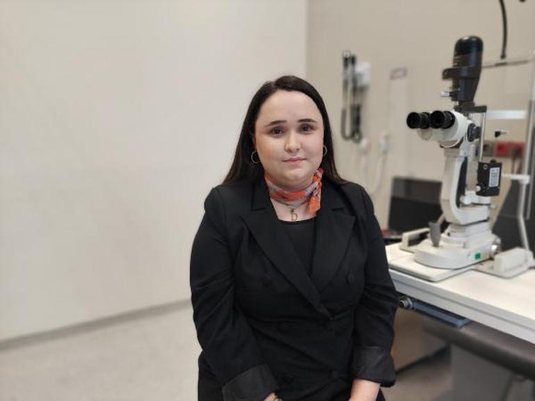 Dilek, kornea nakliyle 5 yıl sonra yeniden görmeye başladı