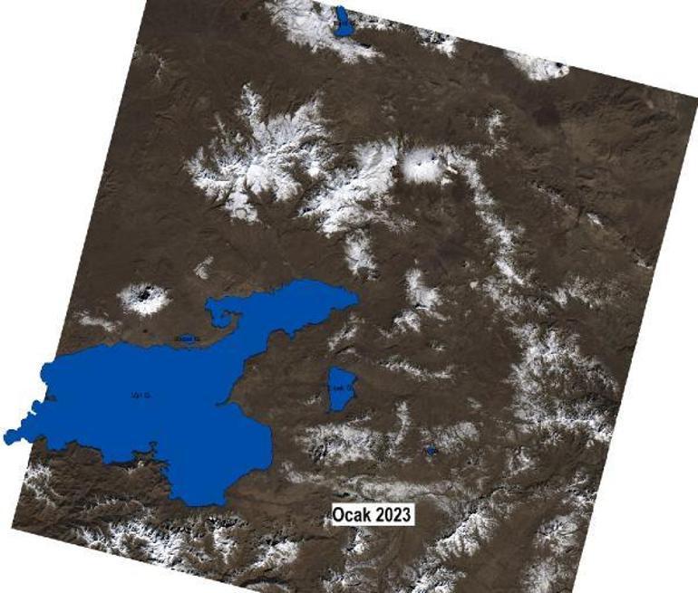 Dr. Akkuş: Van Gölü havzasının ocak ayı uydu görüntüsü felaket manzarası içeriyor