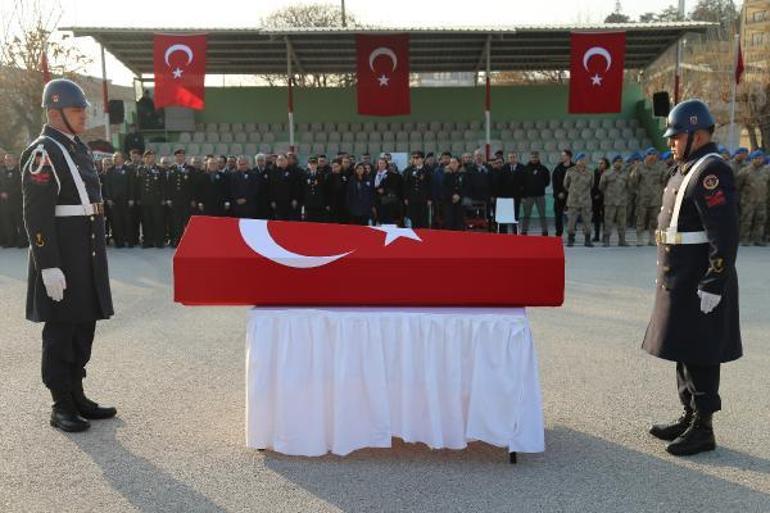 Tokatta kalp krizinden ölen astsubay için tören