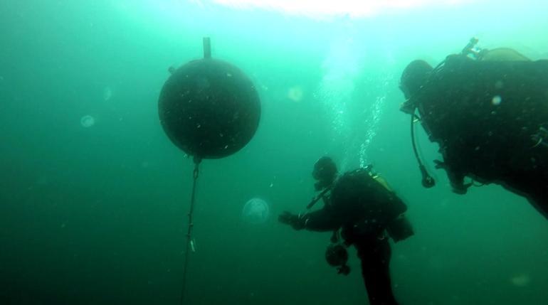 Deniz Kuvvetleri Komutanlığının, Karadenizde mayın mesaisi