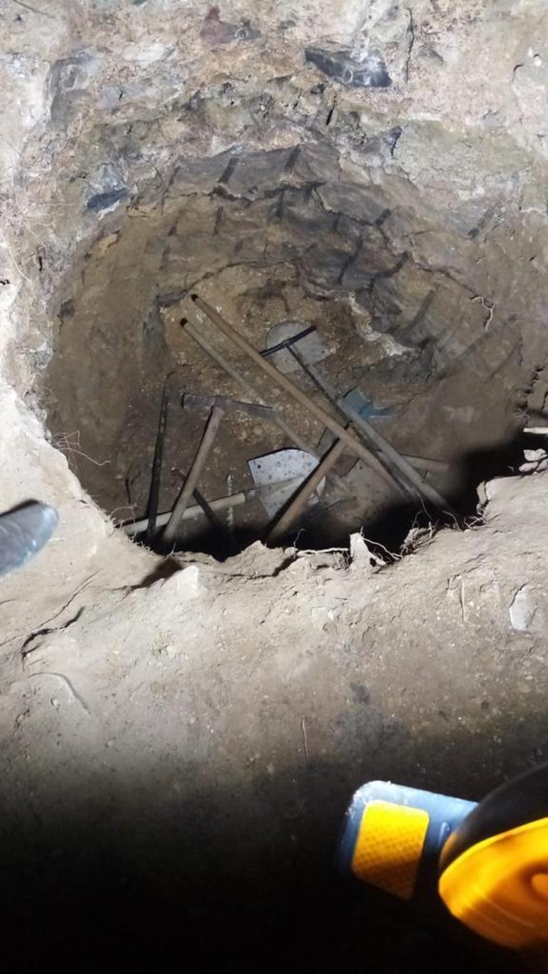 Bursada define için kaçak kazıya 2 tutuklama