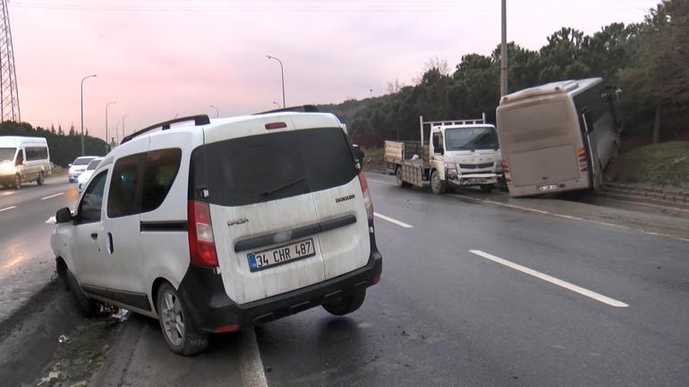 Başakşehirde kazaya yardım etmek isterken canından oldu