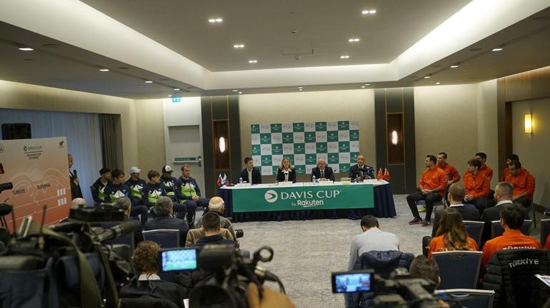 Teniste Davis Cup Türkiye-Slovenya eşleşmesinin kuraları çekildi
