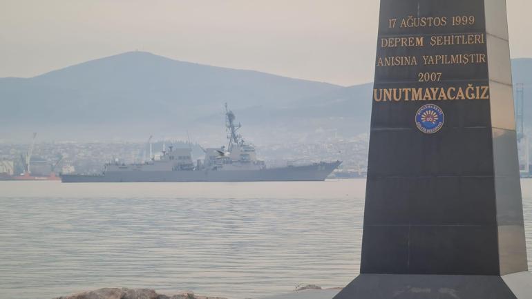 ABD savaş gemisi, İzmit Körfezi’nde