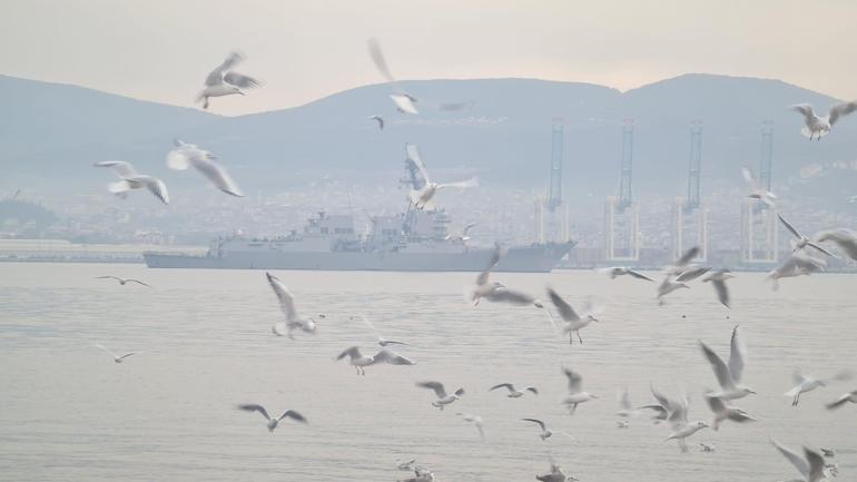 ABD savaş gemisi, İzmit Körfezi’nde