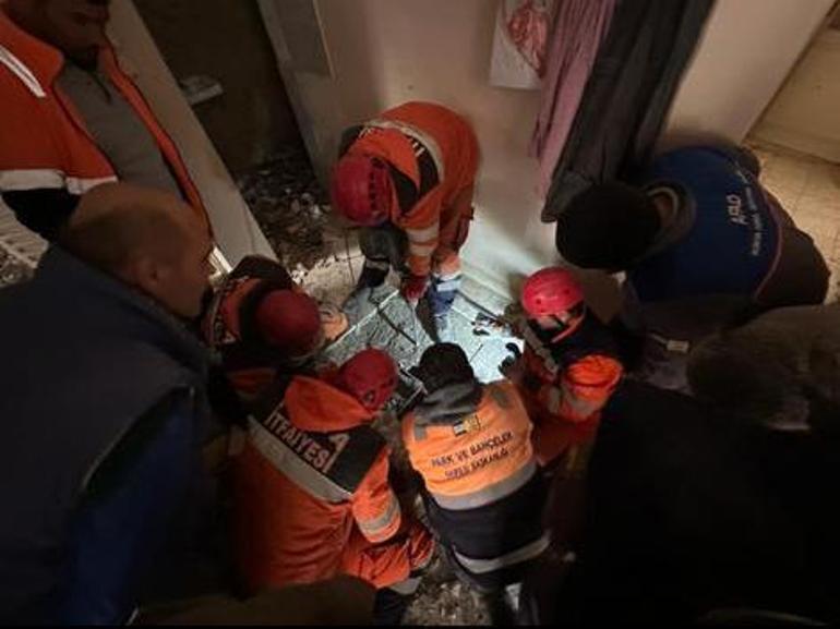 Kerim Can 37 saat sonra itfaiye ekipleri tarafından kurtarıldı