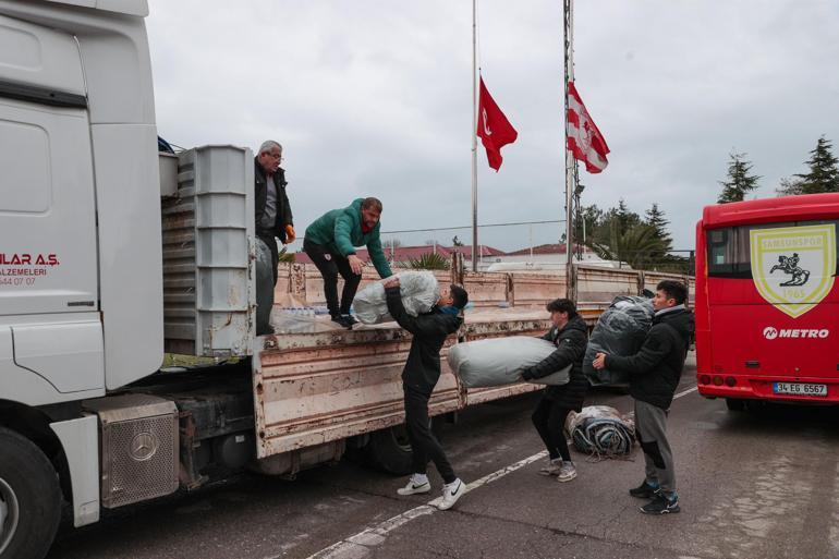 Samsunspor yardım TIR’ları yola çıktı, Hüseyin Eroğlu açıklamalarda bulundu