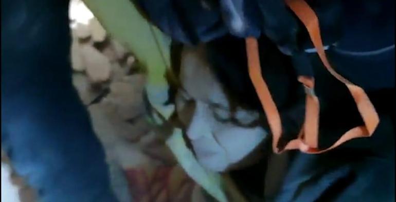 Tülin, İslahiyede 55 saat sonra sağ kurtarıldı