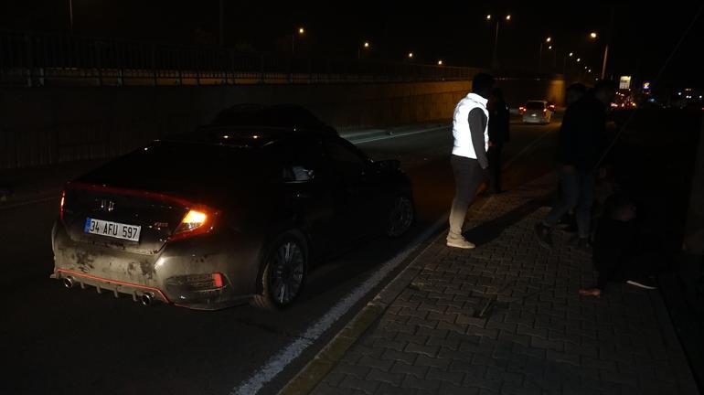 Antalyada trafikte tartışıp, afet bölgesine giden otobüsün camını kırdılar