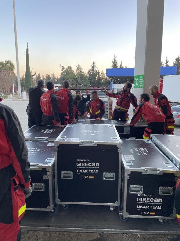 İspanyadan gelen kurtarma ekibi, ülkesine dönüyor