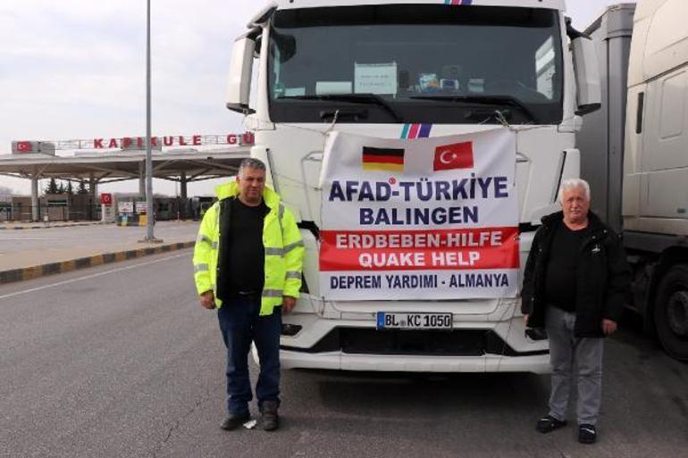 Avrupa ülkelerinden 528 yardım aracı, Edirneden ülkeye geldi