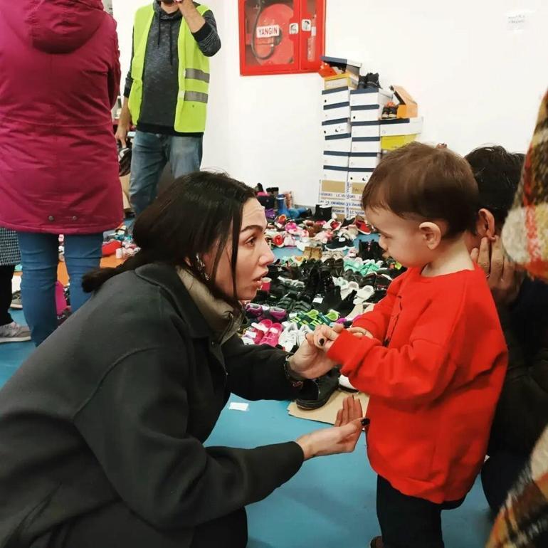 Oyuncu Birce Akalaydan Bodrumda depremzedelere yardım kampanyasına destek