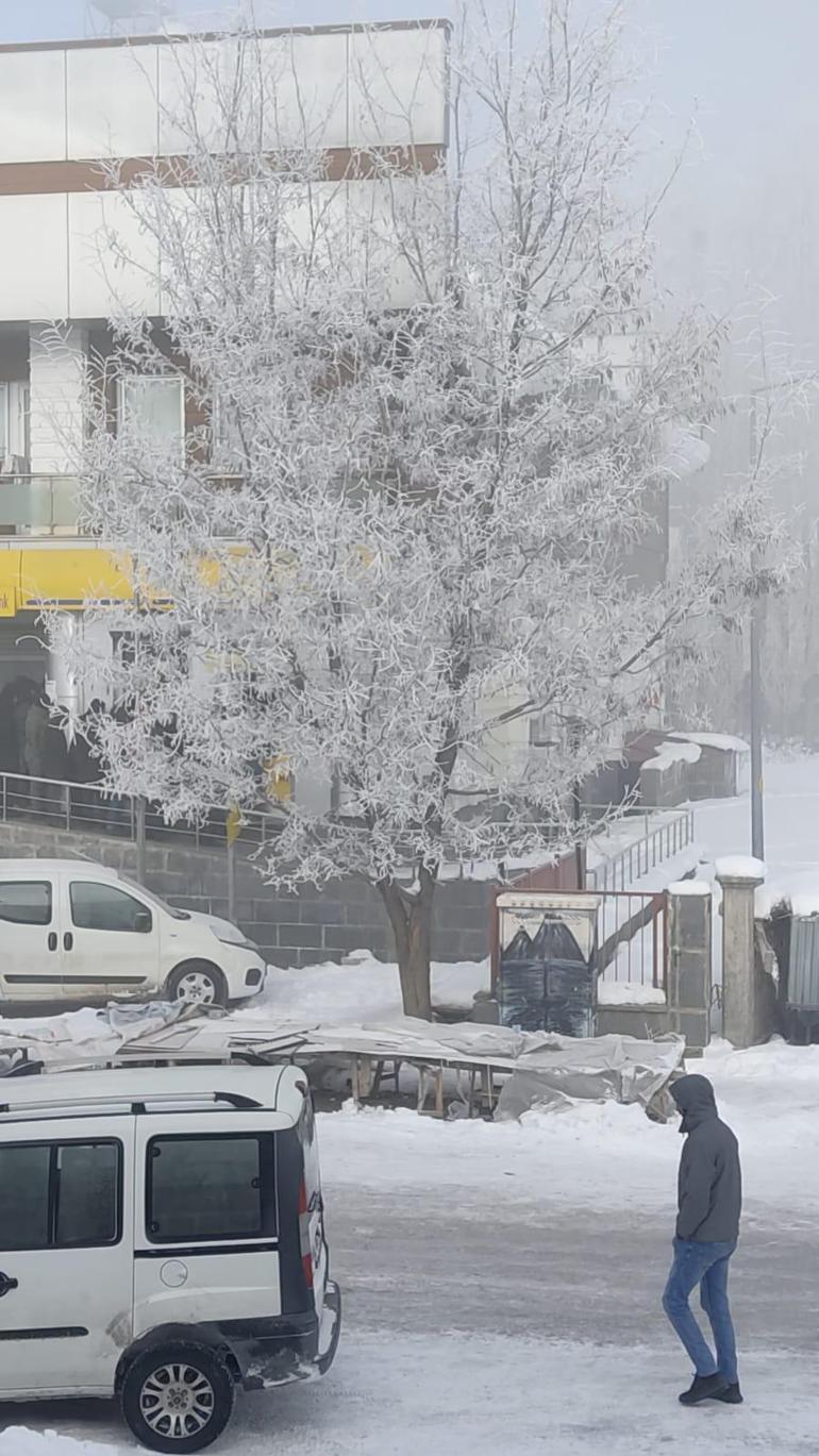 Çaldıran dondu; eksi 33,5