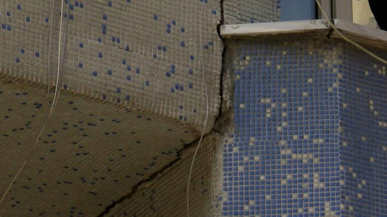 Esenlerde inşaat çalışması sırasında hasar oluşan binalar mühürlendi