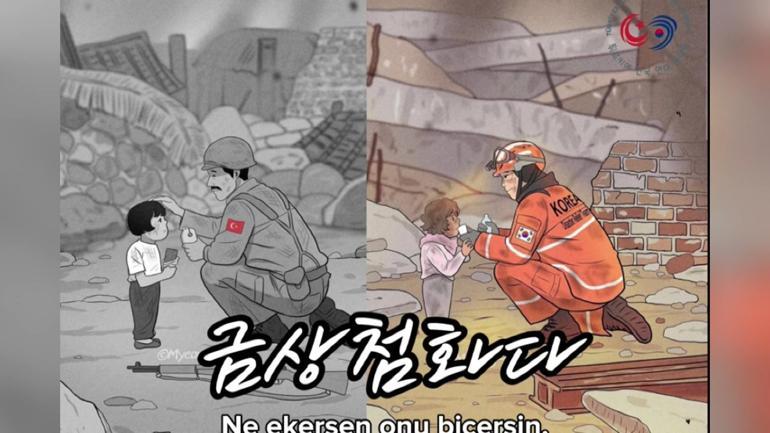 Güney Kore ekibine dönüş uçağında duygulandıran teşekkür