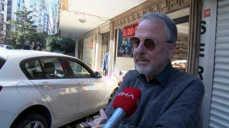 Kadıköyde otomobil bina bahçesine düştü