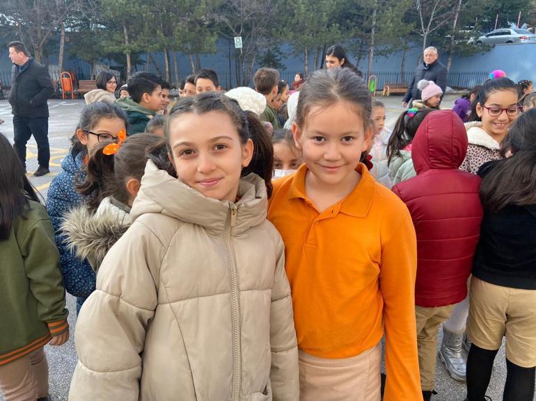 Ankarada yarıyıl tatili sonrası öğrenciler dersbaşı yaptı