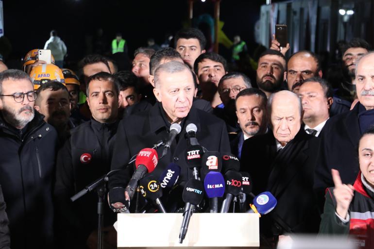 Cumhurbaşkanı Erdoğan: Hasar tespit çalışması bitmek üzere