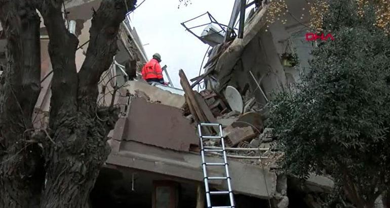 Antakyada eşya aldıkları hasarlı bina Hatay depreminde yıkıldı; 3 ölü