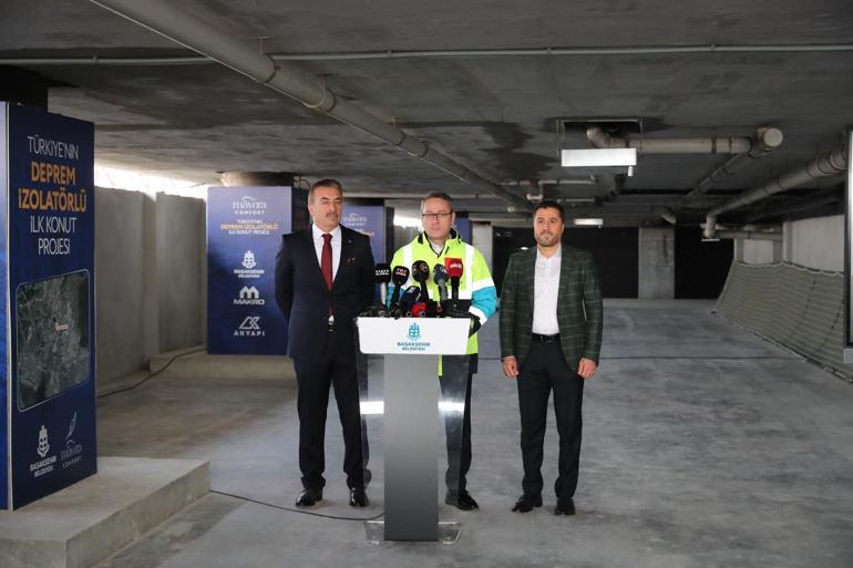 Başakşehir’de deprem izolatörlü konut projesinin tanıtımı yapıldı