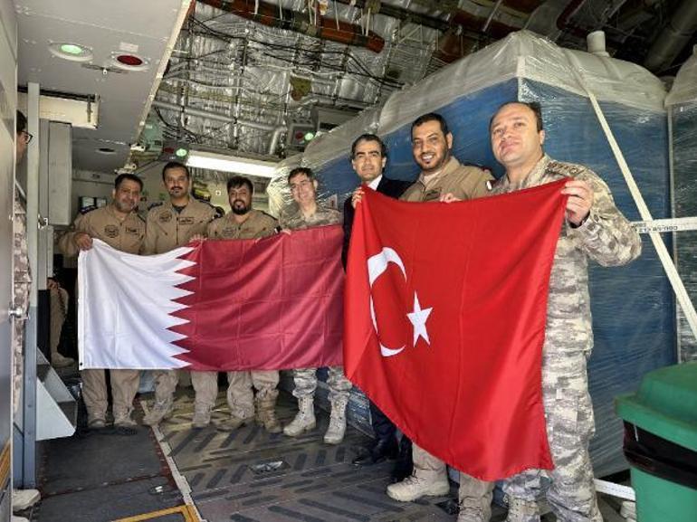 Katar’ın bağışladığı 10 bin konteynerin bir bölümü daha yola çıktı