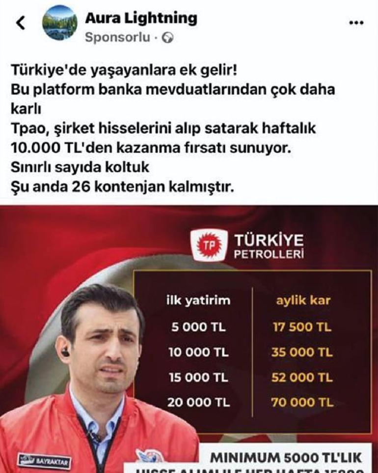 Baykardan sosyal medyadaki dolandıcılık ilanlarına açıklama