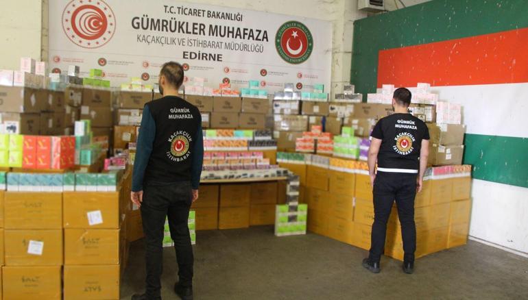 Kapıkulede 48 milyon TLlik kaçak elektronik sigara ele geçirildi