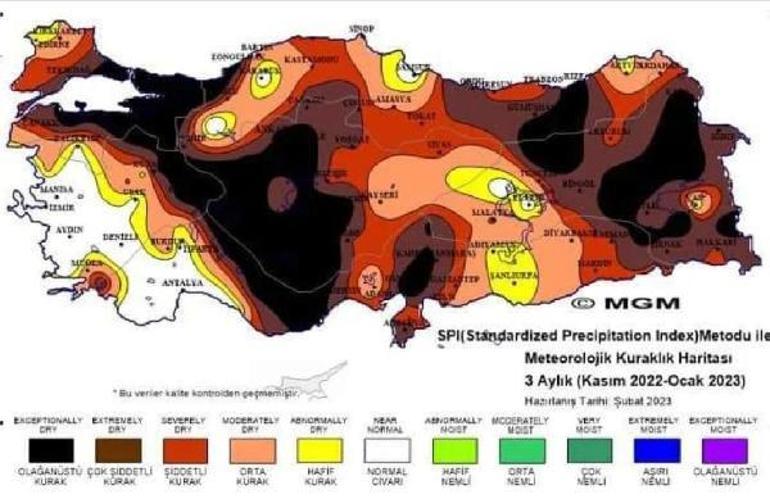 Mersin için olağanüstü kuraklık alarmı