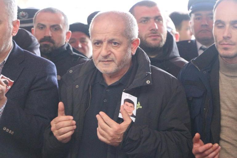 Deprem bölgesinde görevliyken şehit olan polis, son yolculuğuna uğurlandı