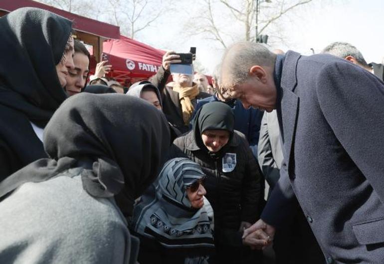 Cumhurbaşkanı Erdoğan iş insanı Kemal Coşkunun cenazesine katıldı