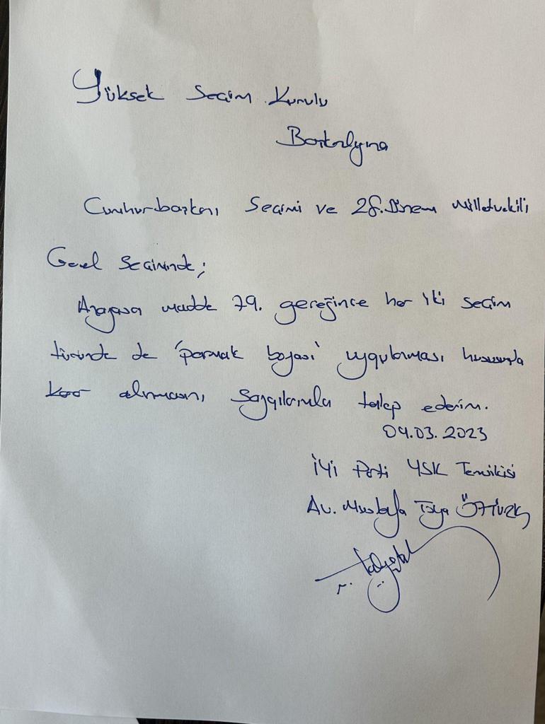 YSKdan parmak boyası kararı