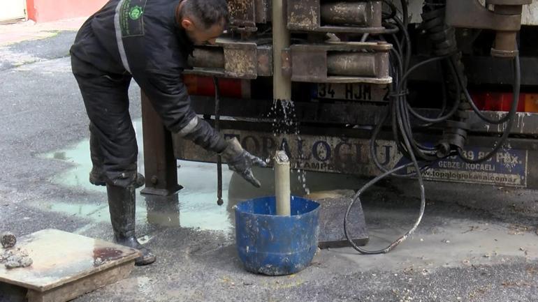 Tahliye edilen Yakuplu İlkokulunda zemin etüt çalışmalarına başlandı